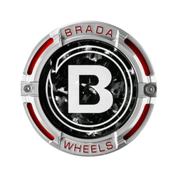 2000-2026 Universal Fitment FormTech 3-Piece Carbon Fiber Center Caps | BRADA Wheels