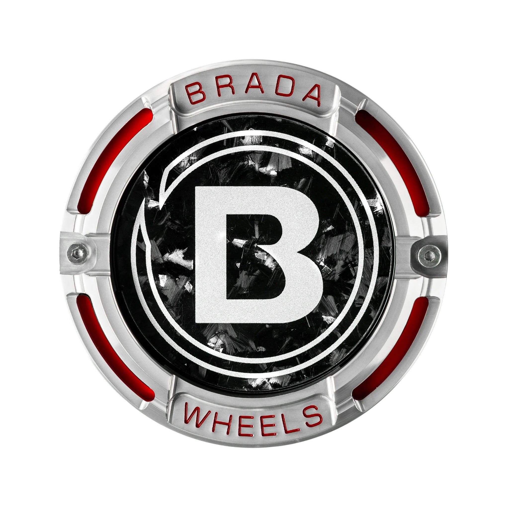 2000-2026 Universal Fitment FormTech 3-Piece Carbon Fiber Center Caps | BRADA Wheels