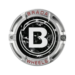 2000-2026 Universal Fitment FormTech 3-Piece Carbon Fiber Center Caps | BRADA Wheels