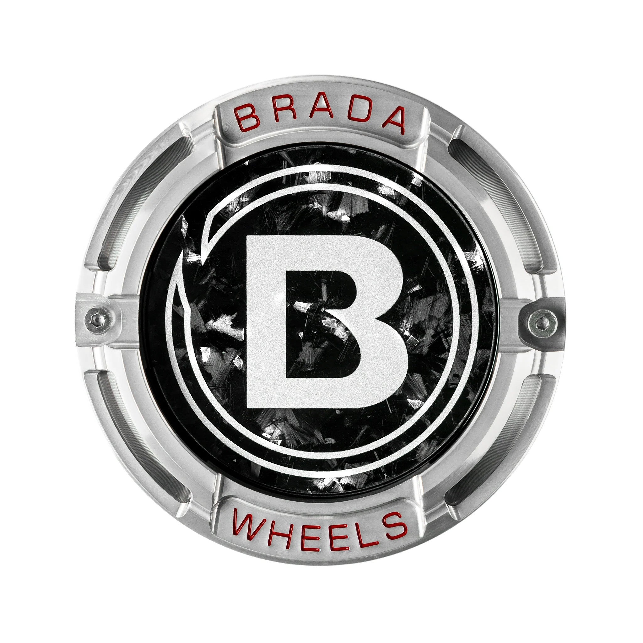 2000-2026 Universal Fitment FormTech 3-Piece Carbon Fiber Center Caps | BRADA Wheels