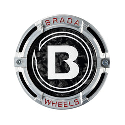 2000-2026 Universal Fitment FormTech 3-Piece Carbon Fiber Center Caps | BRADA Wheels
