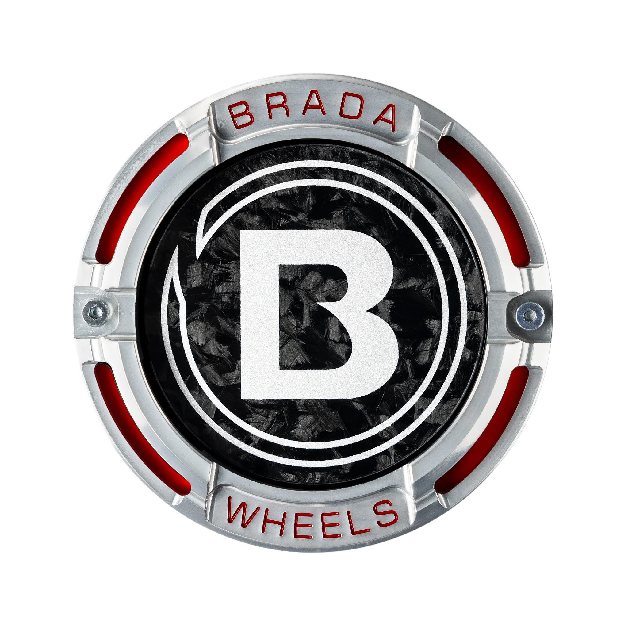 2000-2026 Universal Fitment FormTech 3-Piece Carbon Fiber Center Caps | BRADA Wheels