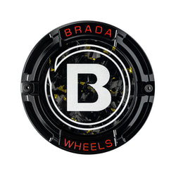 2000-2026 Universal Fitment FormTech 3-Piece Carbon Fiber Center Caps | BRADA Wheels
