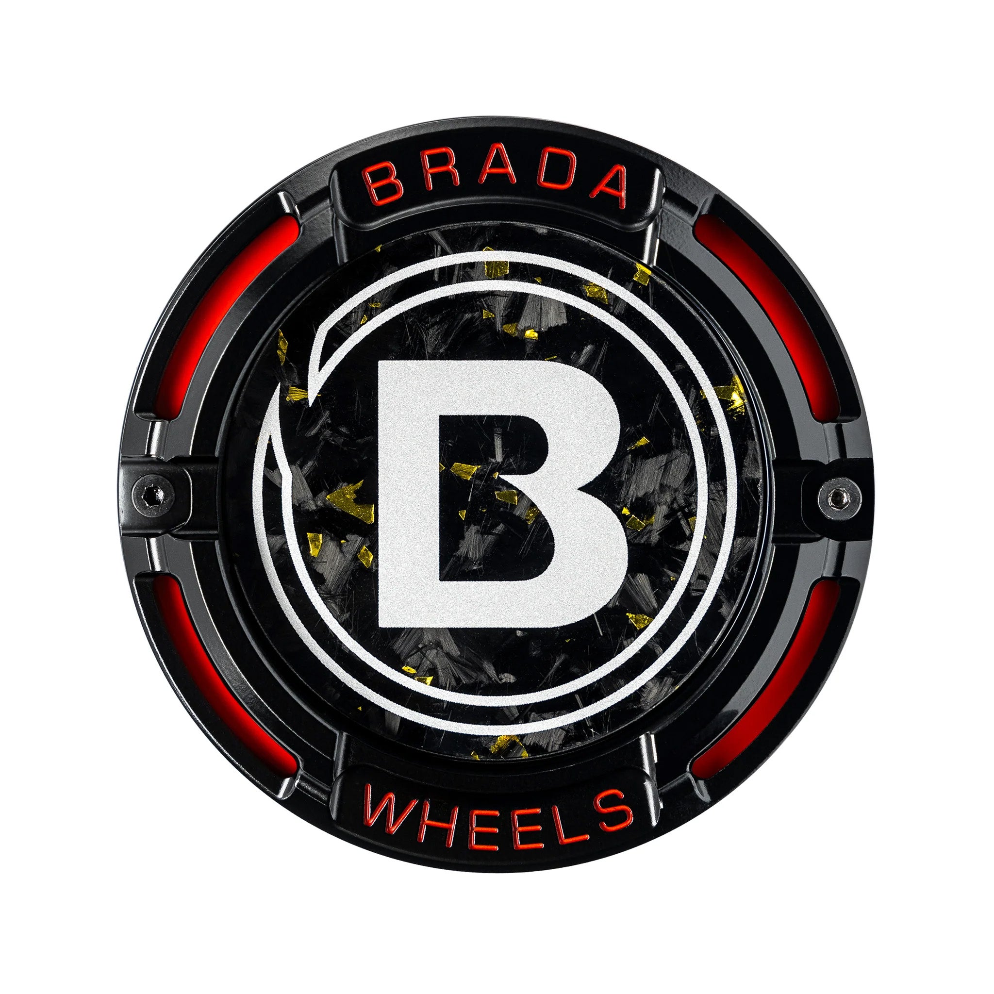 2000-2026 Universal Fitment FormTech 3-Piece Carbon Fiber Center Caps | BRADA Wheels