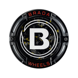 2000-2026 Universal Fitment FormTech 3-Piece Carbon Fiber Center Caps | BRADA Wheels