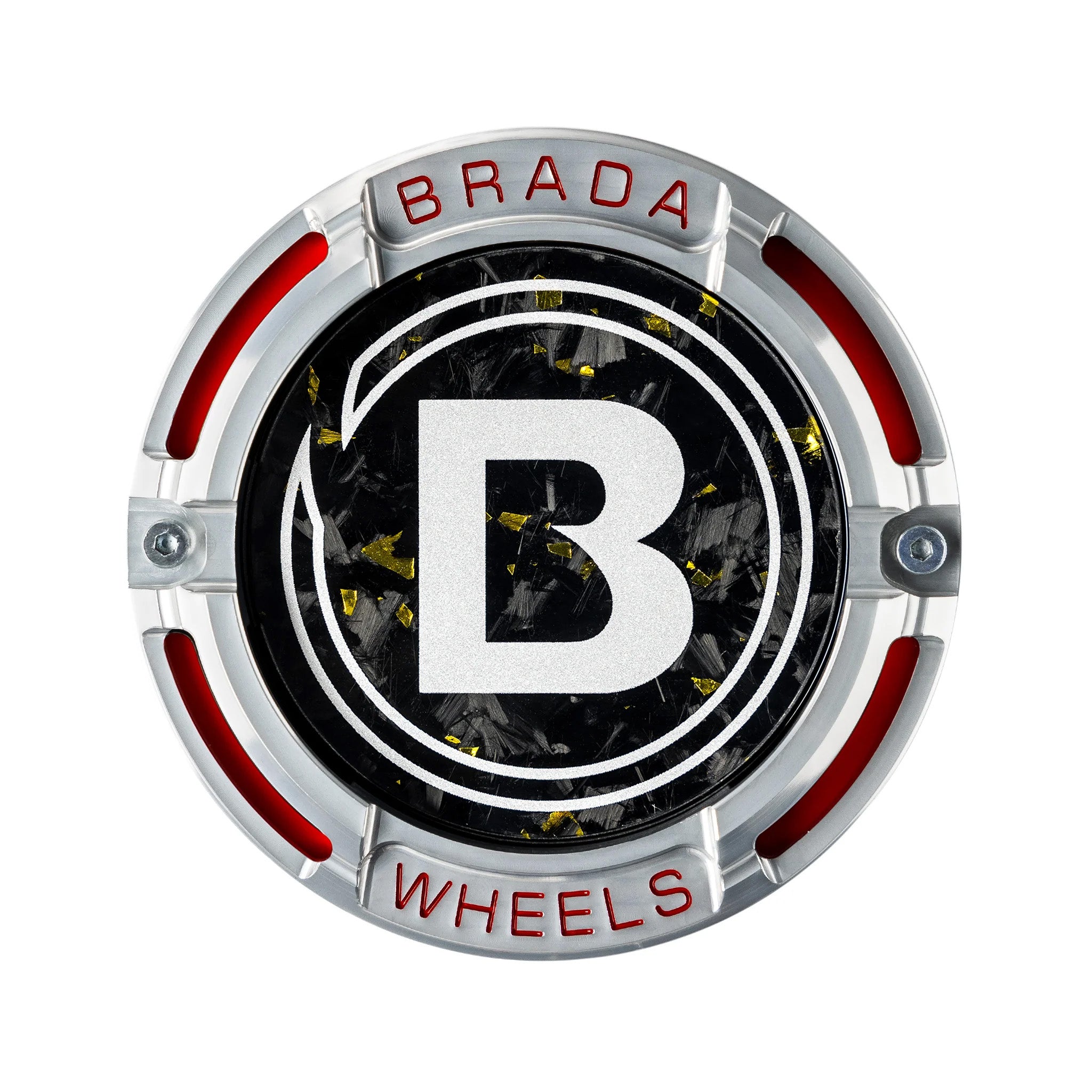 2000-2026 Universal Fitment FormTech 3-Piece Carbon Fiber Center Caps | BRADA Wheels