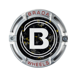 2000-2026 Universal Fitment FormTech 3-Piece Carbon Fiber Center Caps | BRADA Wheels