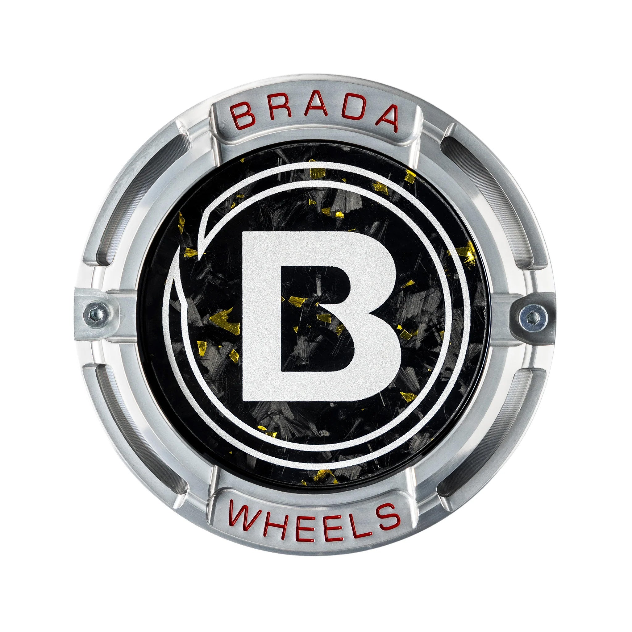 2000-2026 Universal Fitment FormTech 3-Piece Carbon Fiber Center Caps | BRADA Wheels