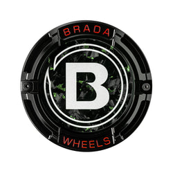 2000-2026 Universal Fitment FormTech 3-Piece Carbon Fiber Center Caps | BRADA Wheels