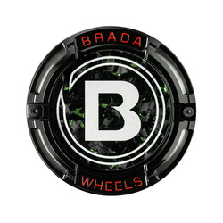 2000-2026 Universal Fitment FormTech 3-Piece Carbon Fiber Center Caps | BRADA Wheels
