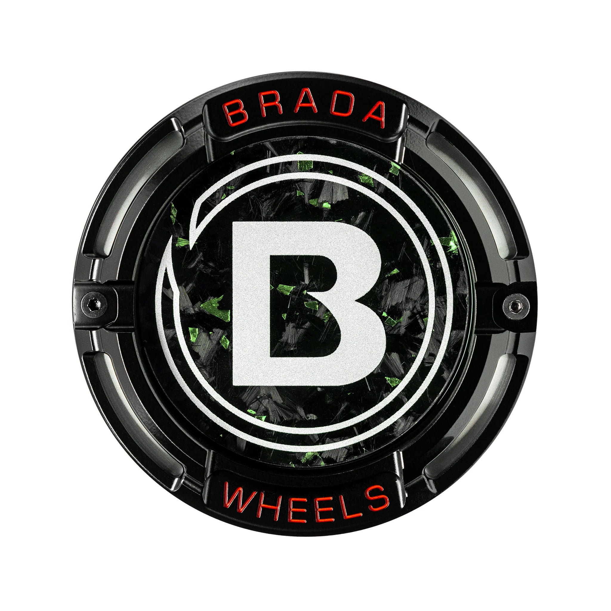 2000-2026 Universal Fitment FormTech 3-Piece Carbon Fiber Center Caps | BRADA Wheels
