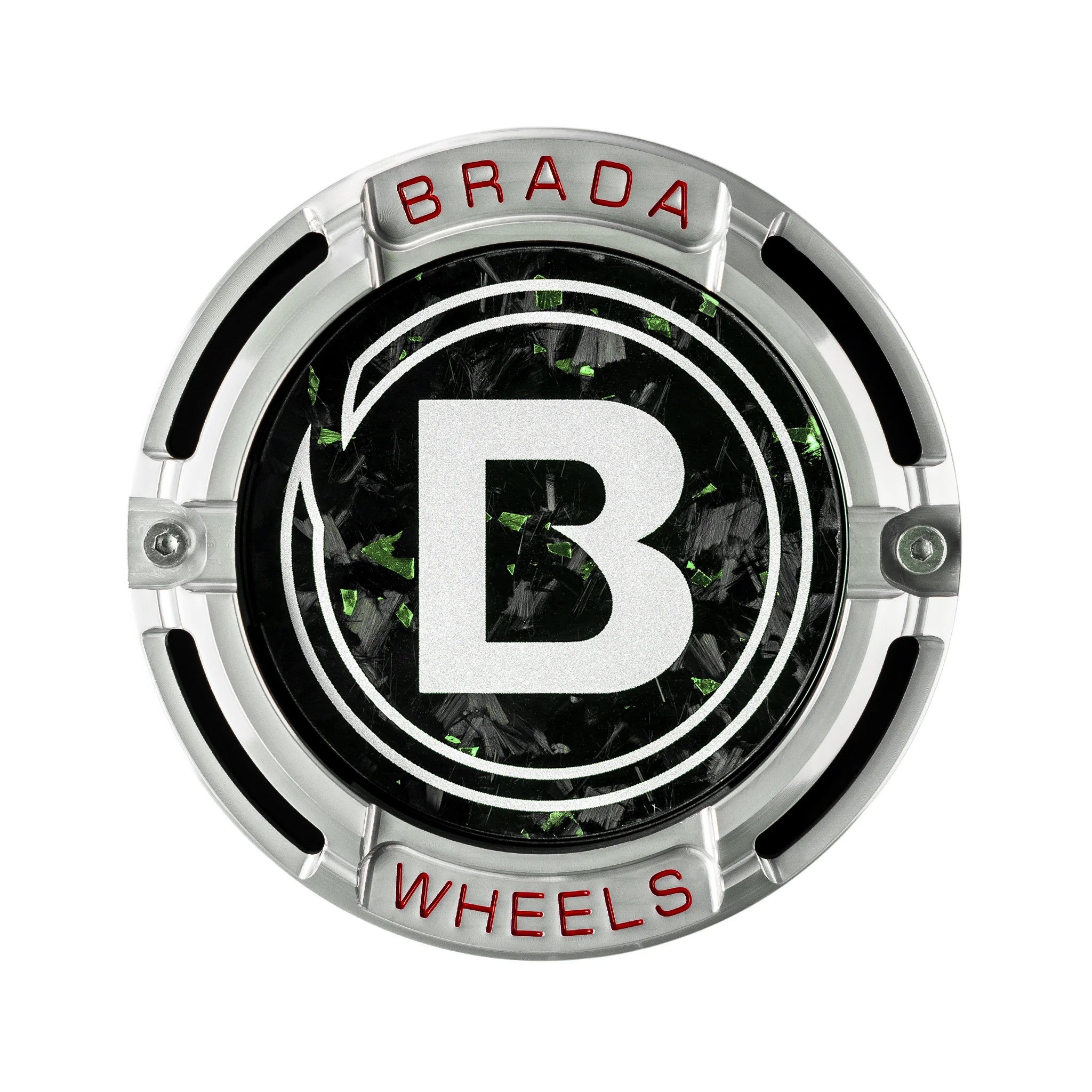 2000-2026 Universal Fitment FormTech 3-Piece Carbon Fiber Center Caps | BRADA Wheels