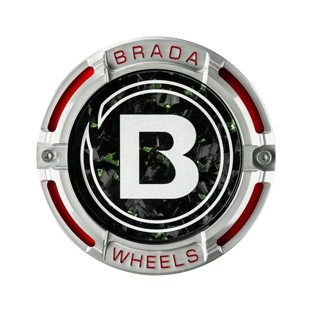 2000-2026 Universal Fitment FormTech 3-Piece Carbon Fiber Center Caps | BRADA Wheels