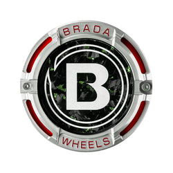 2000-2026 Universal Fitment FormTech 3-Piece Carbon Fiber Center Caps | BRADA Wheels