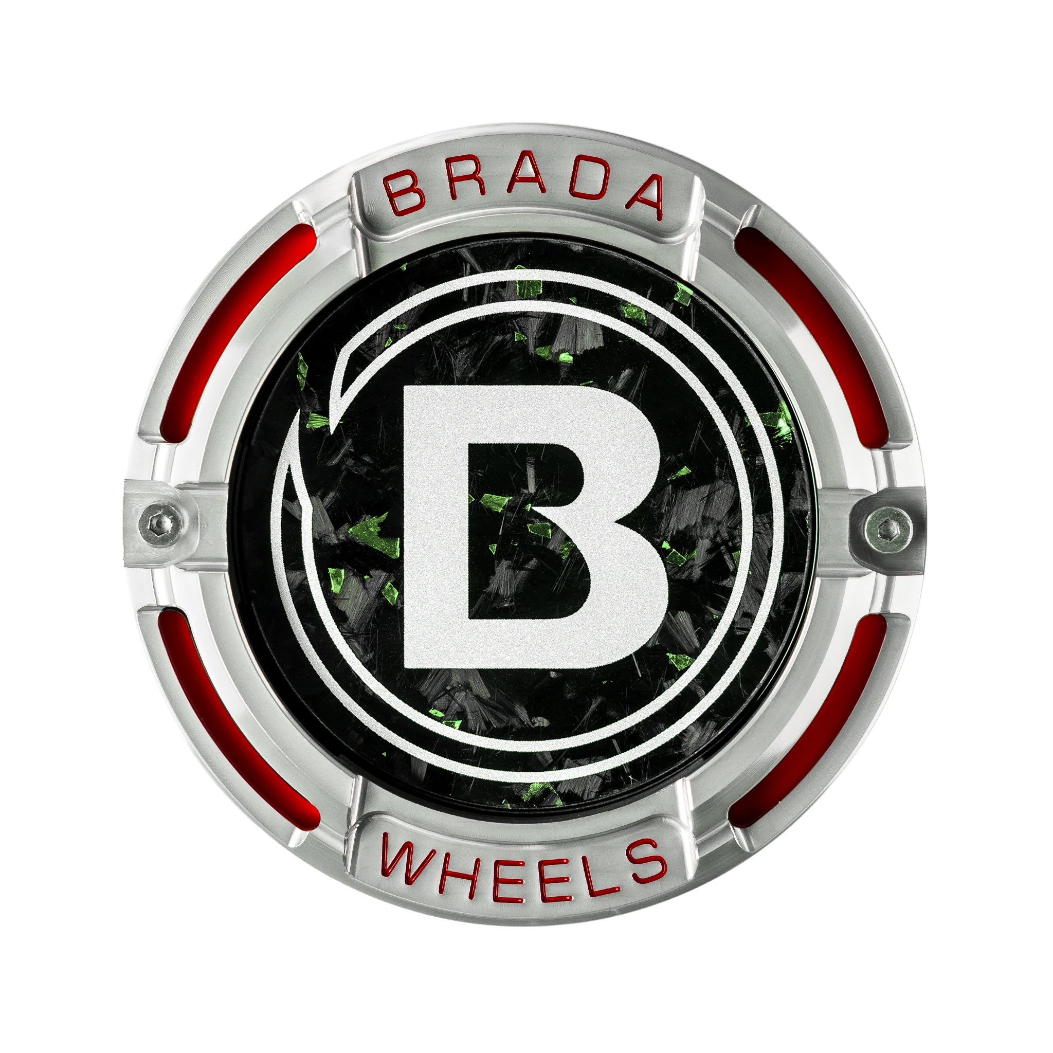 2000-2026 Universal Fitment FormTech 3-Piece Carbon Fiber Center Caps | BRADA Wheels