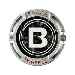2000-2026 Universal Fitment FormTech 3-Piece Carbon Fiber Center Caps | BRADA Wheels