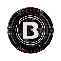2000-2026 Universal Fitment FormTech 3-Piece Carbon Fiber Center Caps | BRADA Wheels