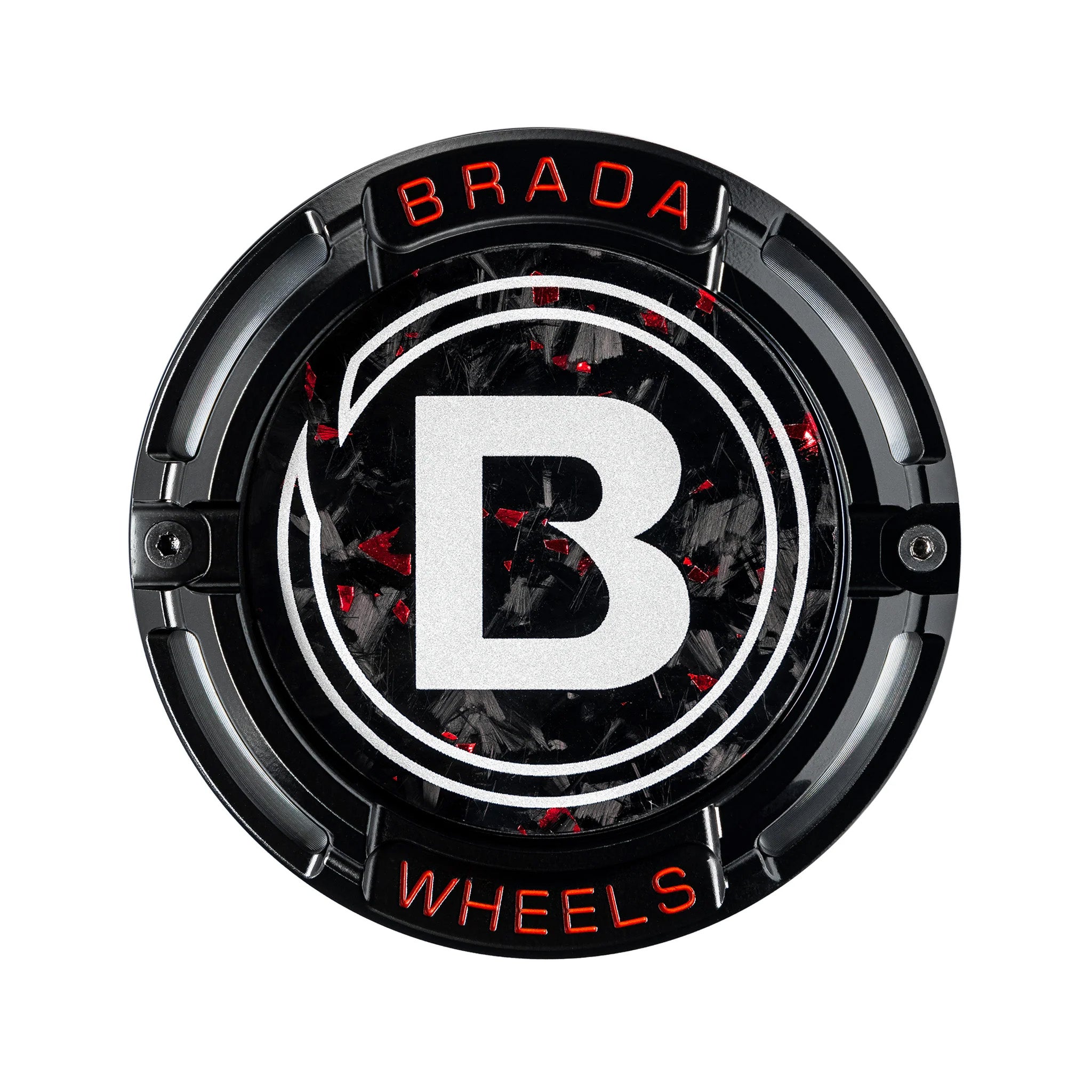 2000-2026 Universal Fitment FormTech 3-Piece Carbon Fiber Center Caps | BRADA Wheels