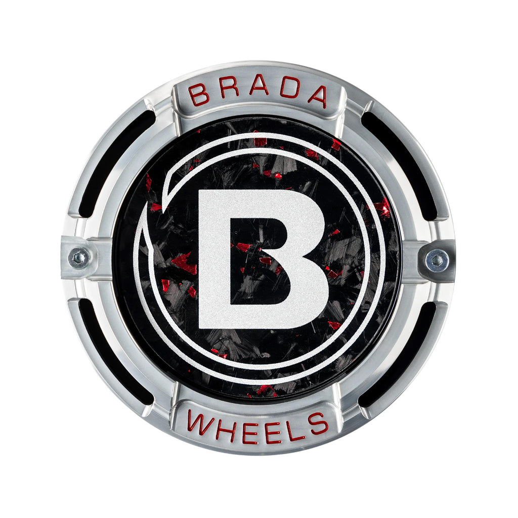 2000-2026 Universal Fitment FormTech 3-Piece Carbon Fiber Center Caps | BRADA Wheels