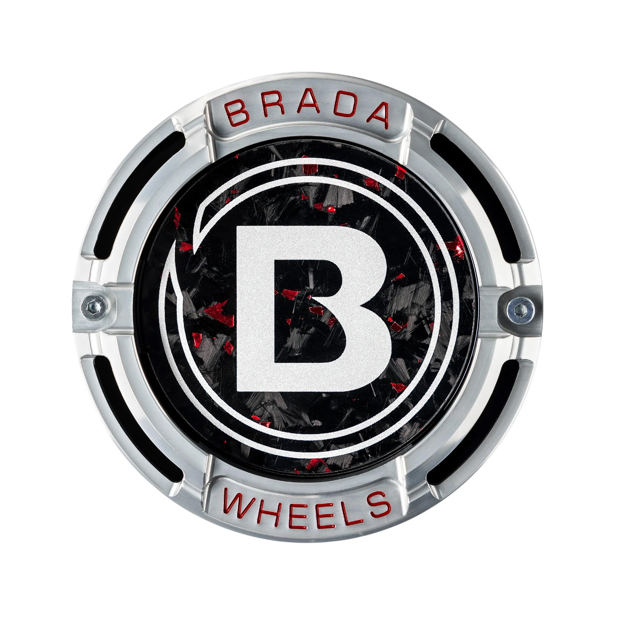 2000-2026 Universal Fitment FormTech 3-Piece Carbon Fiber Center Caps | BRADA Wheels
