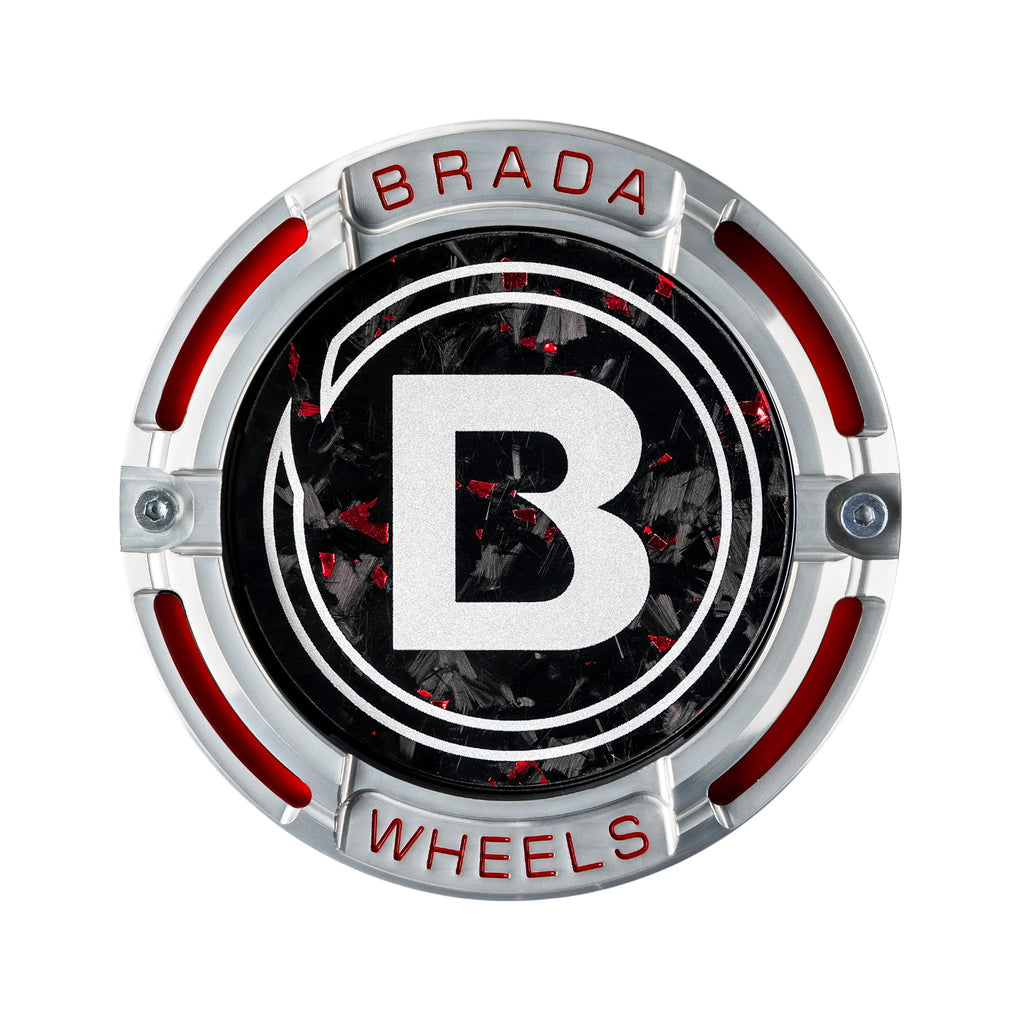2000-2026 Universal Fitment FormTech 3-Piece Carbon Fiber Center Caps | BRADA Wheels