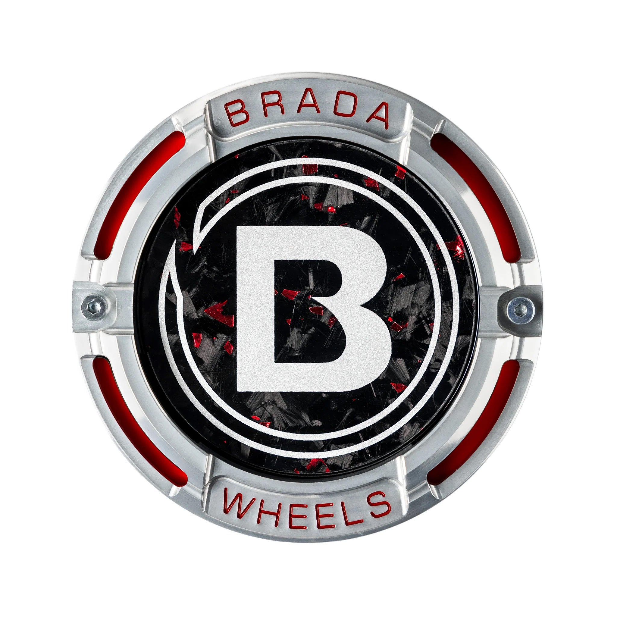 2000-2026 Universal Fitment FormTech 3-Piece Carbon Fiber Center Caps | BRADA Wheels