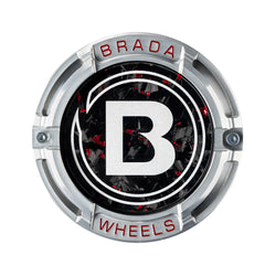 2000-2026 Universal Fitment FormTech 3-Piece Carbon Fiber Center Caps | BRADA Wheels