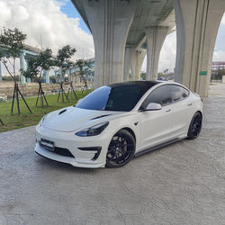 2017-2023 Tesla Model 3 (1st Gen) Front Facia Upgrade (Front Bumper + Lip) | CUSTuning