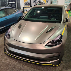 2020-2024 Tesla Model Y (1st-Gen) Aero Style ABS Replacement Hood | CUSTUNING