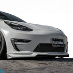2017-2023 Tesla Model 3 (1st Gen) Front Facia Upgrade (Front Bumper + Lip) | CUSTuning