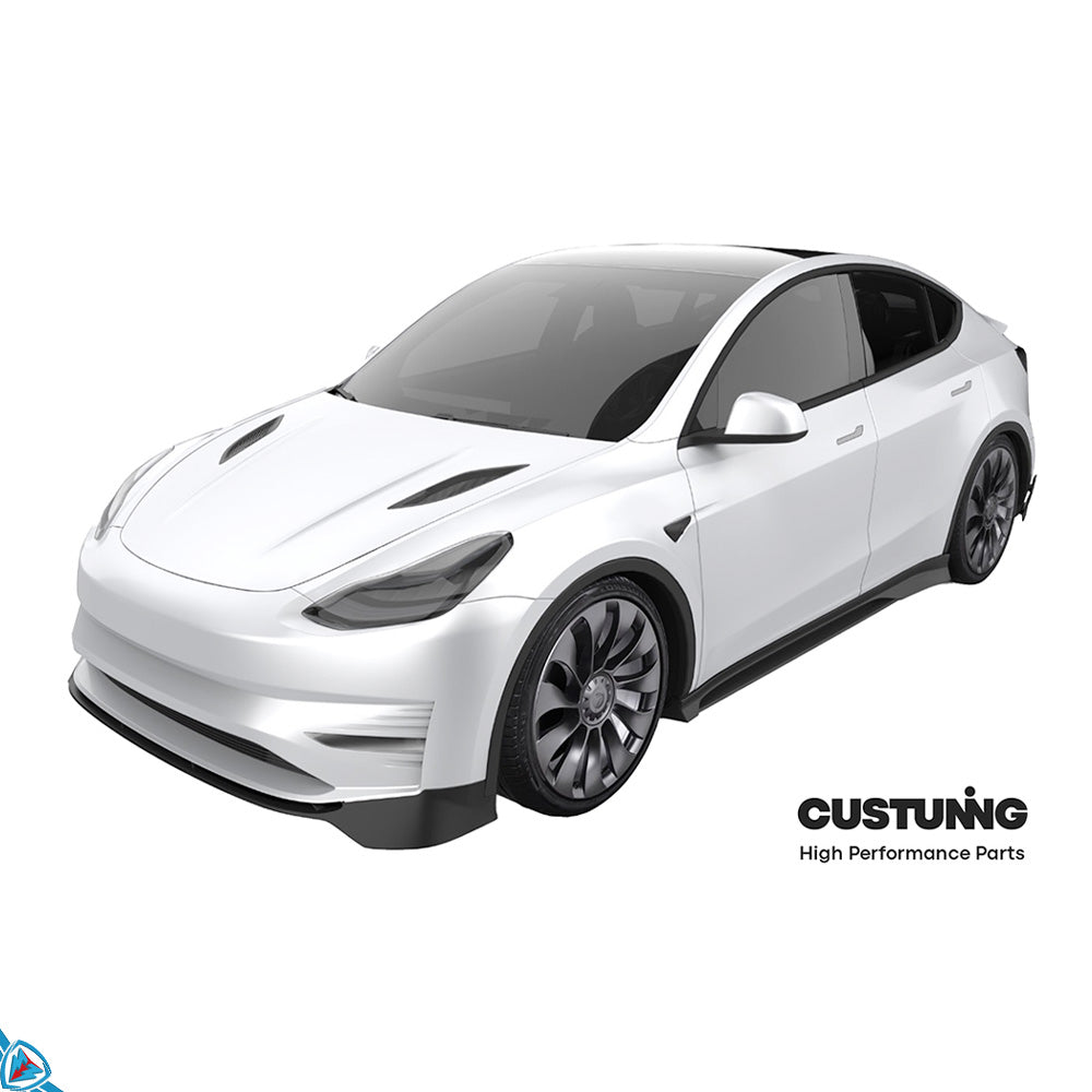 2020-2024 Tesla Model Y (1st-Gen) Aero Style Polypropylene Front Bumper & Lip Kit | CUSTUNING