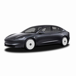 2024-2026 Tesla Model 3 (Highland) HALODISC 2 Ready-to-Paint (RTP) Customizable Wheel Covers (Set of 4) | HALOBLK