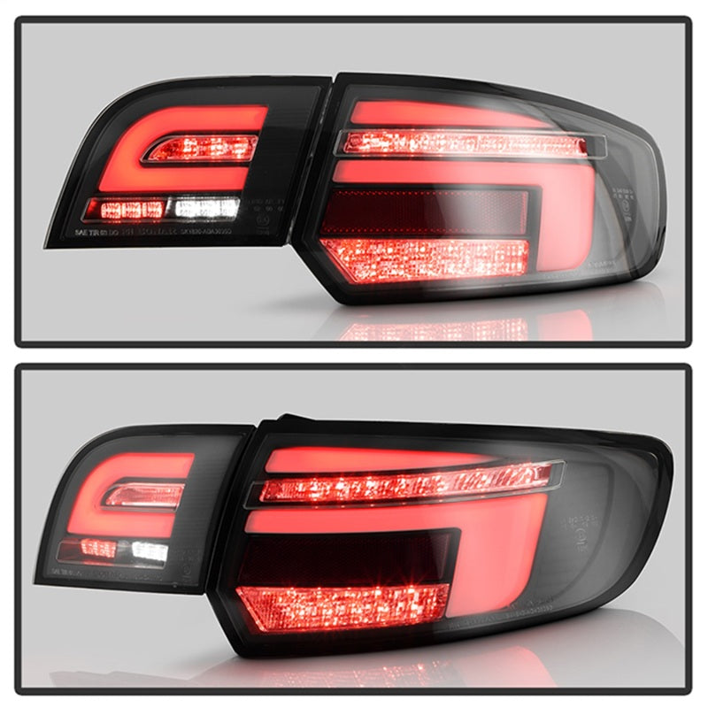 Spyder 09-13 Audi A3 Full LED Tail Lights - Black (ALT-YD-AA309-LED-BK)