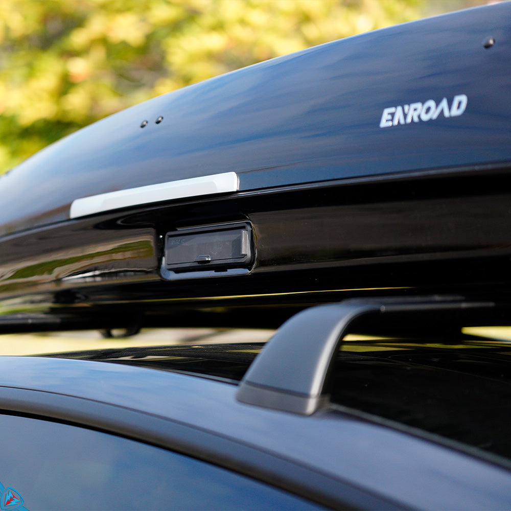 Nomadix Pro Smart Roof Box w/ Fingerprint Unlock / Solar Panel / Motion LED Tail Light | ENROAD
