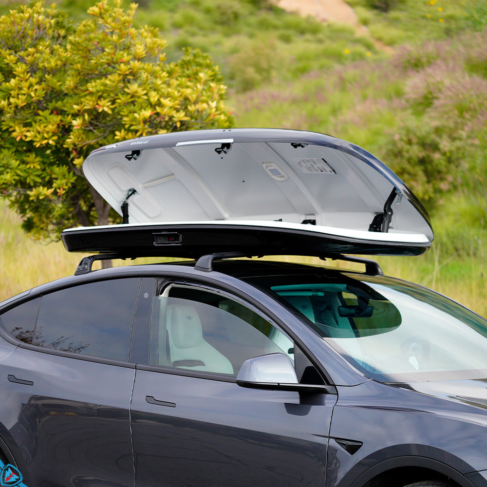 Nomadix Pro Smart Roof Box w/ Fingerprint Unlock / Solar Panel / Motion LED Tail Light | ENROAD