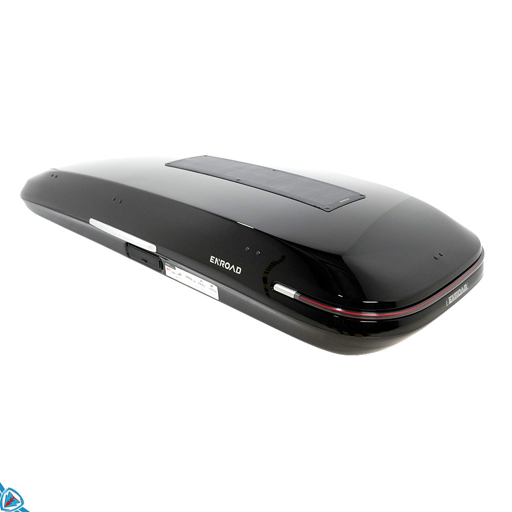 Nomadix Pro Smart Roof Box w/ Fingerprint Unlock / Solar Panel / Motion LED Tail Light | ENROAD