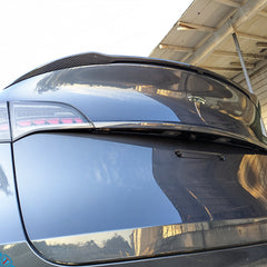 Tesla Model Y EVF Dry Carbon Fiber Rear Spoiler | EVFuel