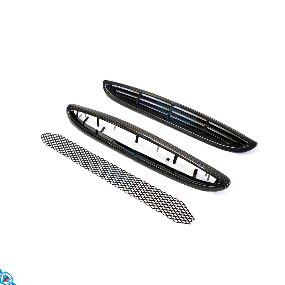 Genuine Carbon Fiber Replacement Hood Vent for F2X F3X F8X BMW with GTS Style Aftermarket Hood