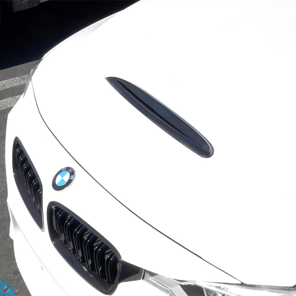 2012-2021 BMW 2/3/4 Series & M2/M3/M4 (F2X/F3X/F8X) GTS Style Carbon Fiber Hood Vent | FYBR Aerodynamics