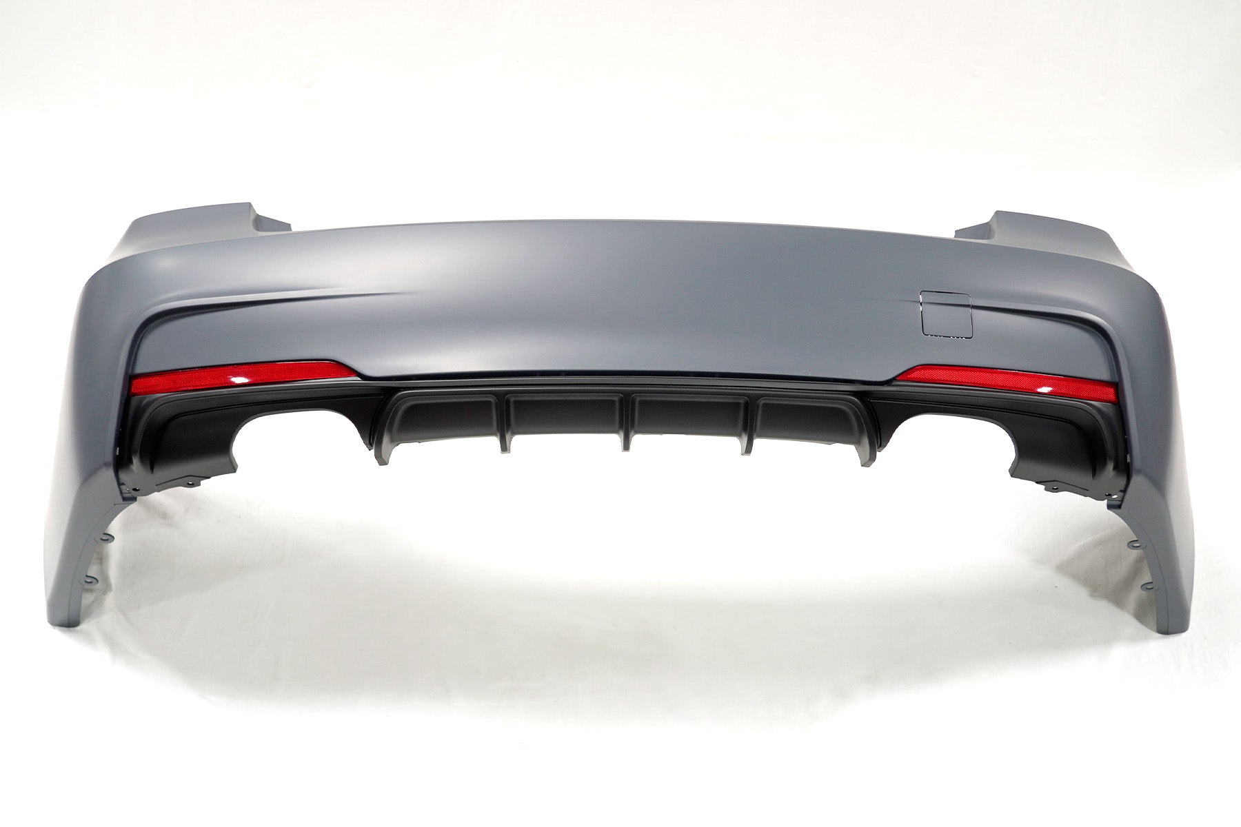 thumbnail image 2 of Unpainted M-Sport Style Rear Bumper For BMW F30 3 Series 12-18 - W/ PDC Holes + 335i Diffuser 2 of 3