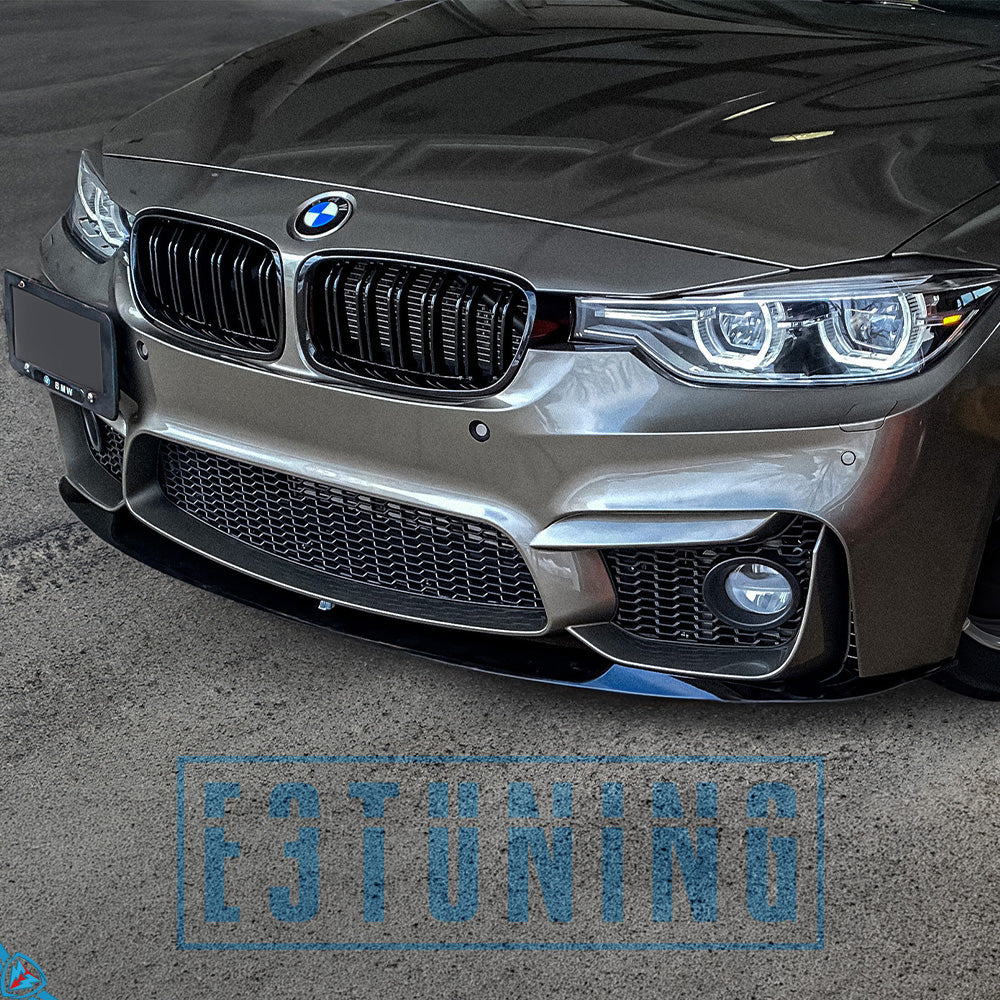2012-2018 BMW 3 Series (F30/F31) M Performance Style Polypropylene Front Lip | E3Tuning