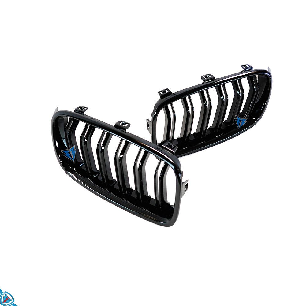 2012-2018 BMW 3 Series (F30/F31) M Style Dual Slat ABS Plastic Kidney Grilles | E3Tuning Main image