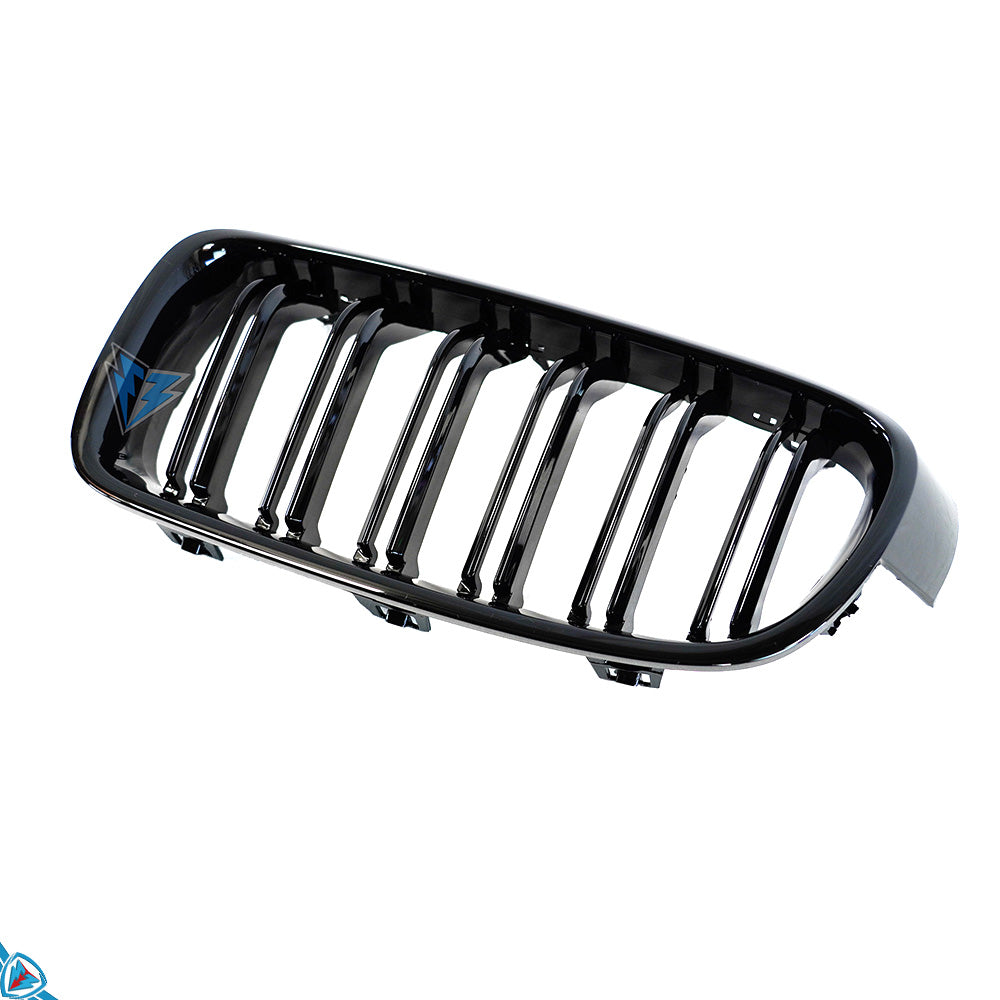2012-2018 BMW 3 Series (F30/F31) M Style Dual Slat ABS Plastic Kidney Grilles | E3Tuning