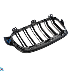 2012-2018 BMW 3 Series (F30/F31) M Style Dual Slat ABS Plastic Kidney Grilles | E3Tuning