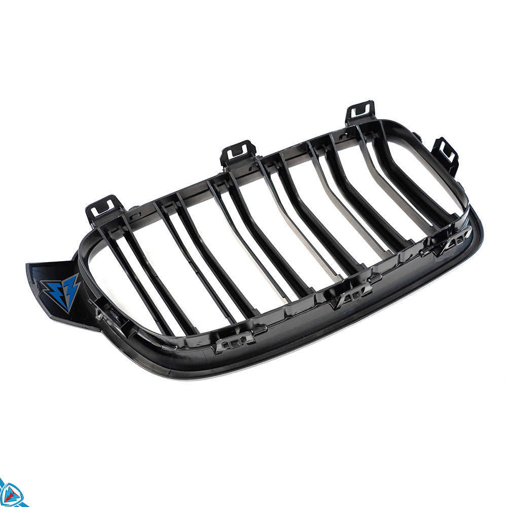 2012-2018 BMW 3 Series (F30/F31) M Style Dual Slat ABS Plastic Kidney Grilles | E3Tuning