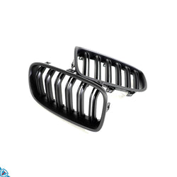 2012-2018 BMW 3 Series (F30/F31) M Style Dual Slat ABS Plastic Kidney Grilles | E3Tuning