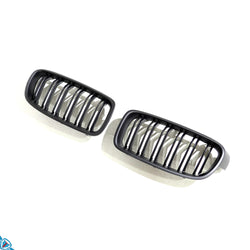 2012-2018 BMW 3 Series (F30/F31) M Style Dual Slat ABS Plastic Kidney Grilles | E3Tuning