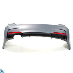 2012-2018 BMW 3 Series (F30/F31) M Performance Style Polypropylene Rear Diffuser | E3Tuning