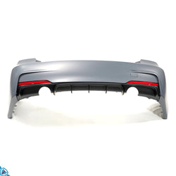 2012-2018 BMW 3 Series (F30/F31) M Performance Style Polypropylene Rear Diffuser | E3Tuning