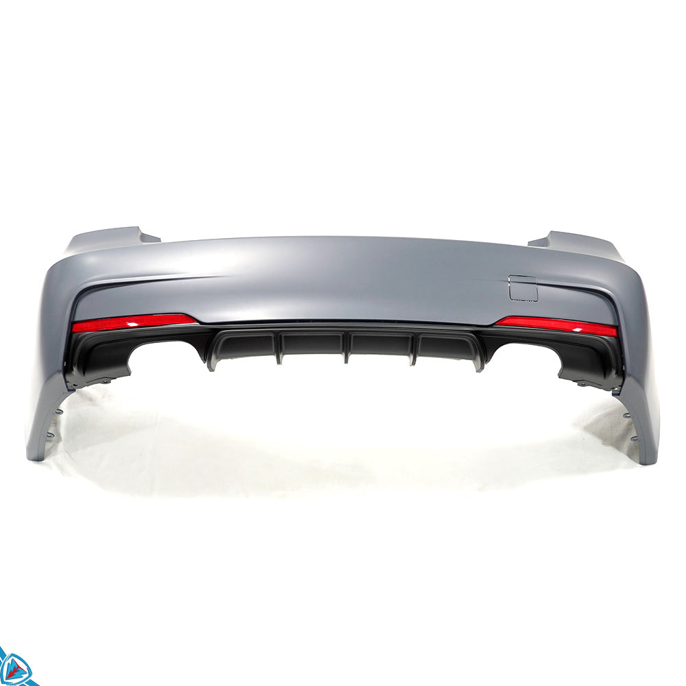 2012-2018 BMW 3 Series (F30/F31) M Performance Style Polypropylene Rear Diffuser | E3Tuning